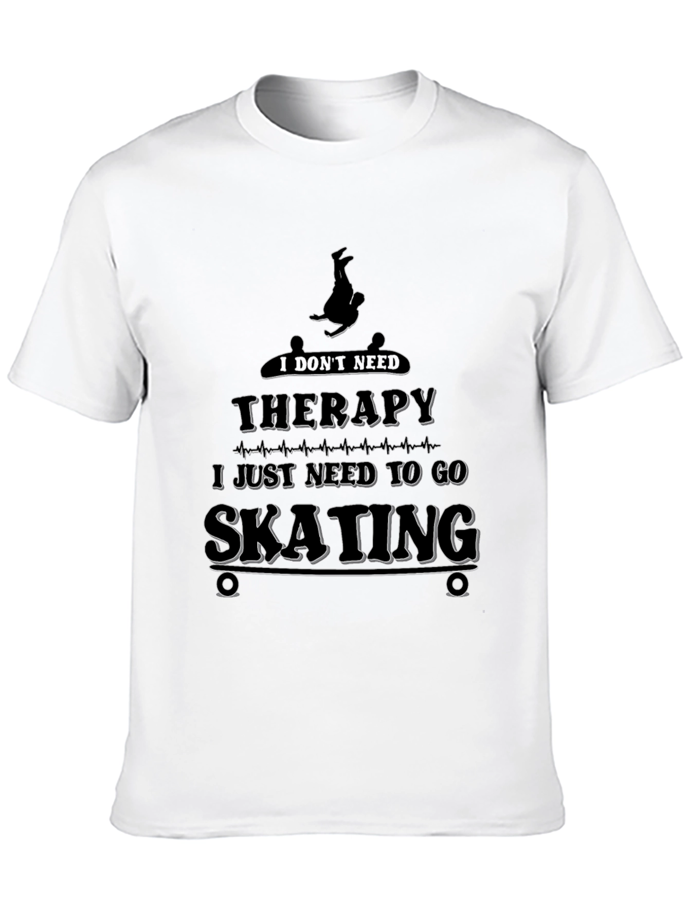 Skating Therapy T-Shirt - Skateboarding Graphic Tee
