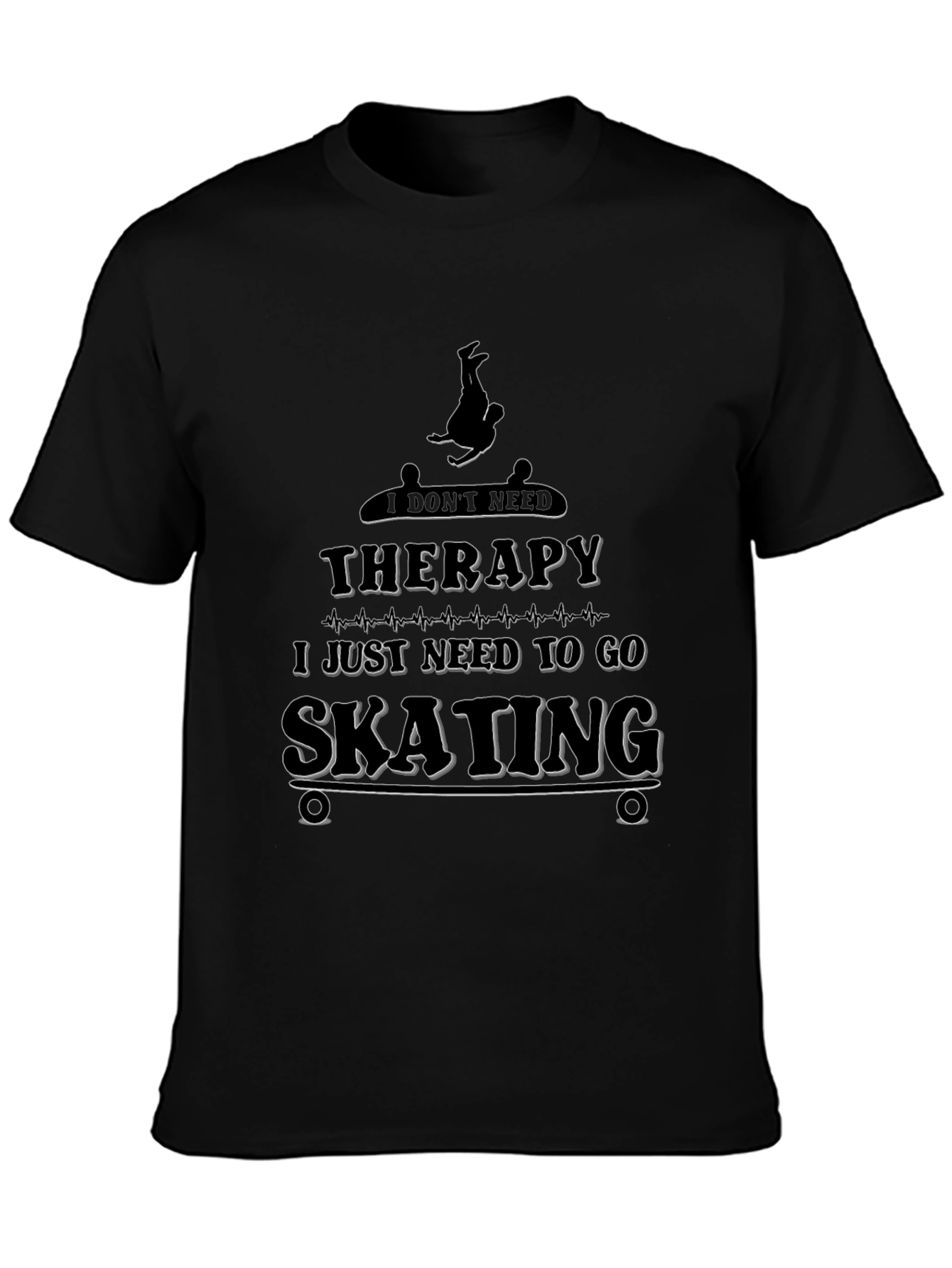 Skating Therapy T-Shirt - Skateboarding Graphic Tee