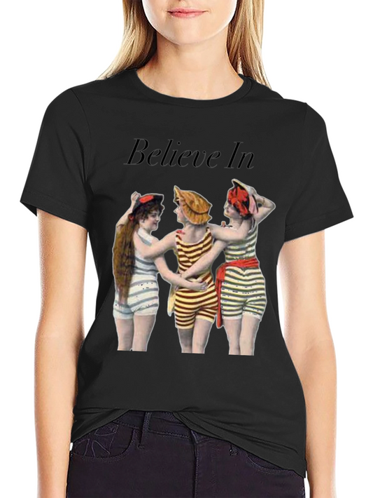 Believe In Vintage Swimsuit T-Shirt