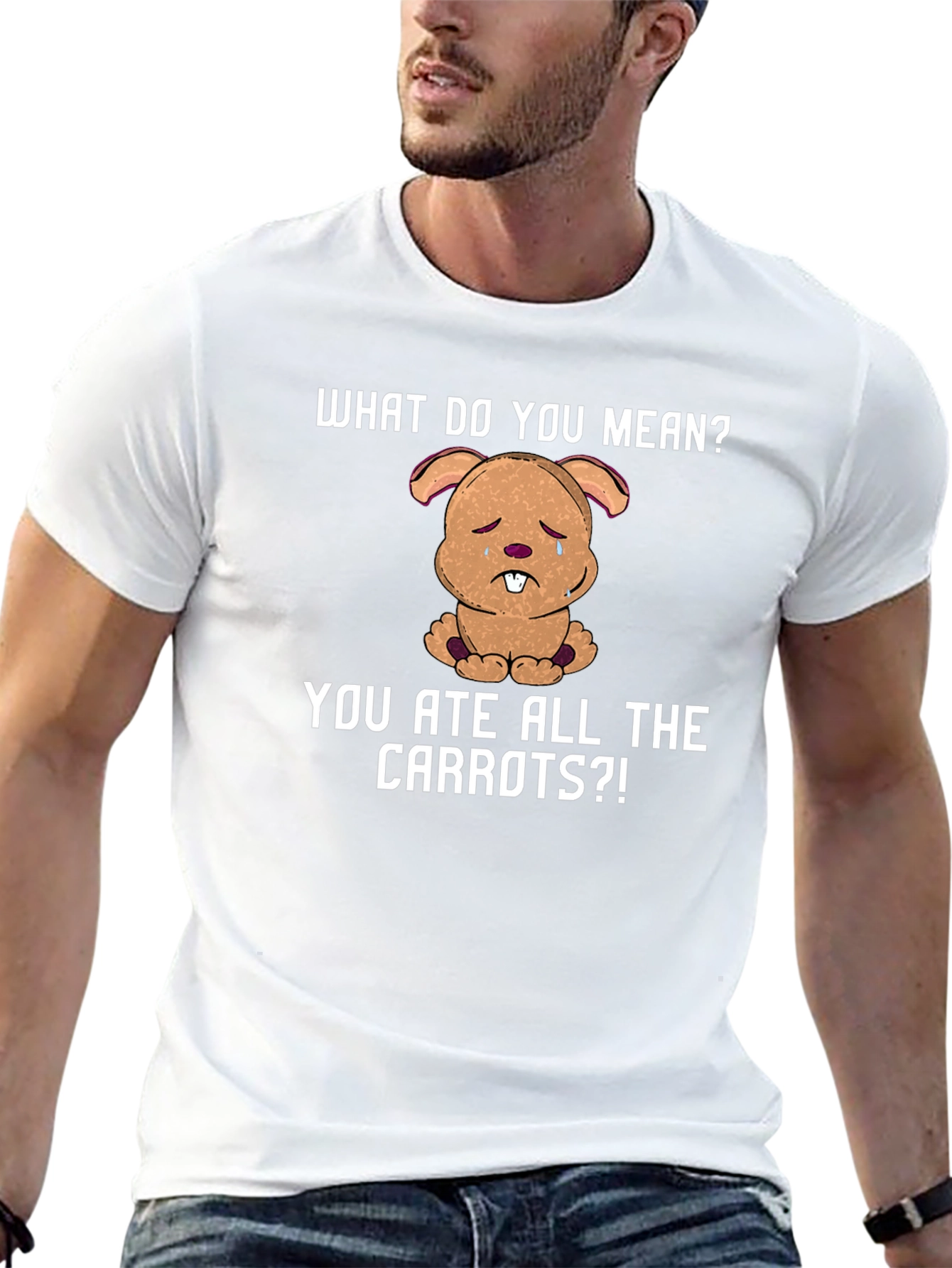 Sad Bunny Carrots T-Shirt