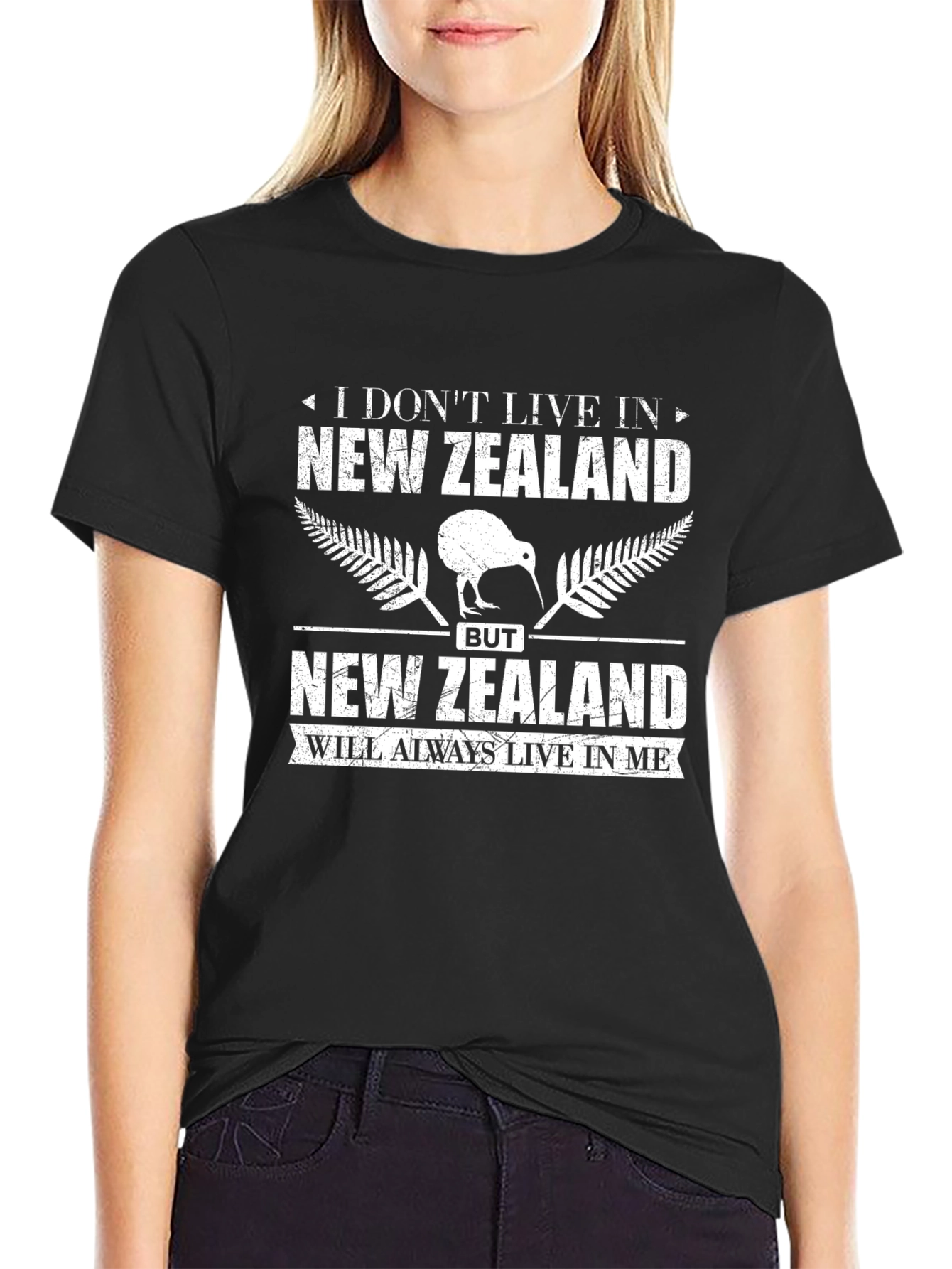 New Zealand Pride Tee - Black Graphic T-Shirt