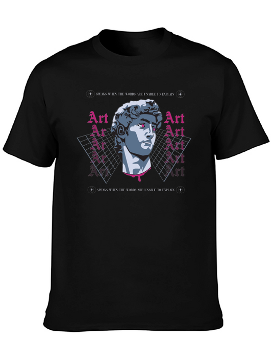 Art Speaks T-Shirt - Artistic Graphic Tee