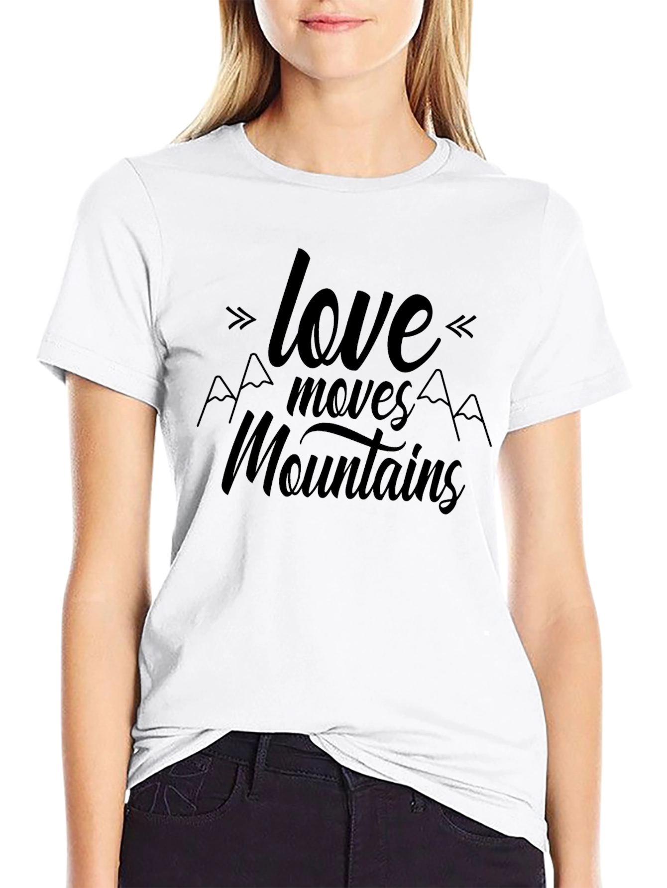 Love Moves Mountains Graphic Tee