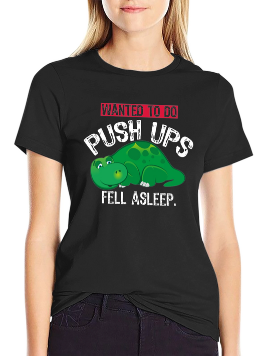 Funny Workout T-Shirt - Push Ups & Naps