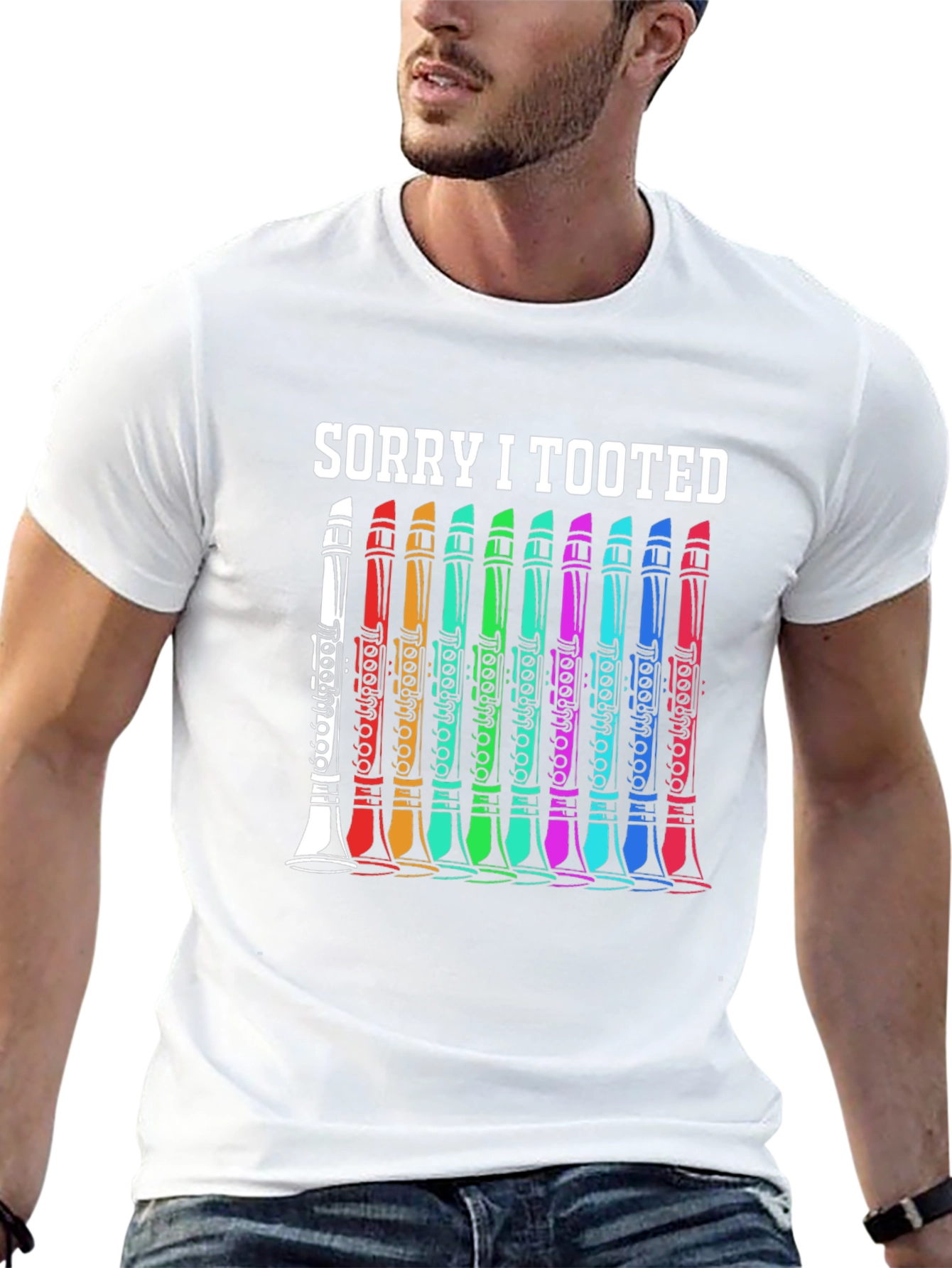Sorry I Tooted Flute T-Shirt