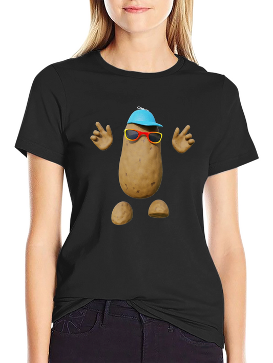 Funny Potato Graphic Tee - Quirky Humor T-Shirt