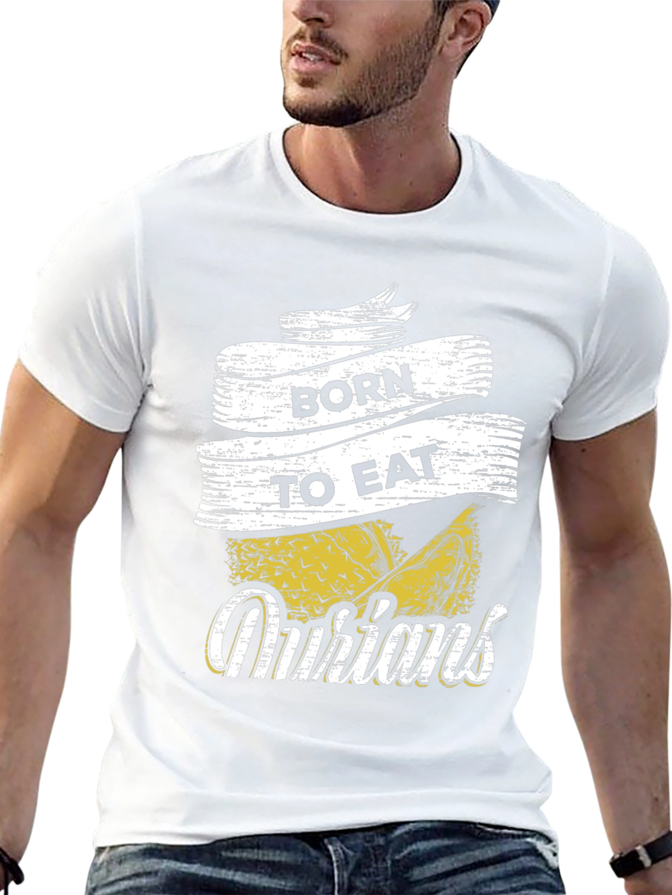 Born To Eat Durians Graphic T-Shirt