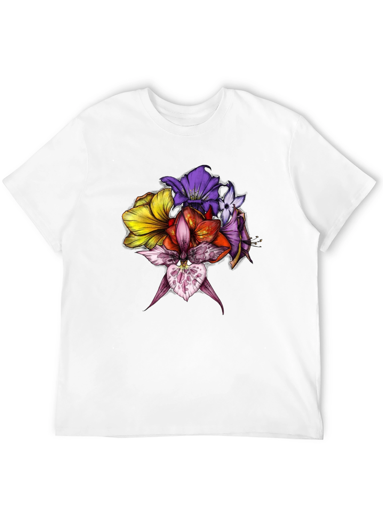 Floral Graphic Print Tee