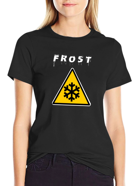 Frost Warning Black T-Shirt