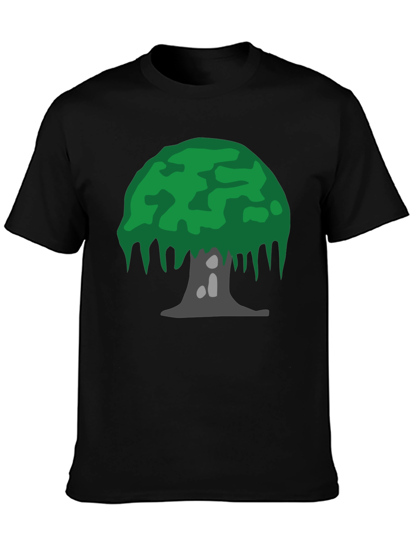 Tree Graphic Tee - Nature Inspired Black T-Shirt