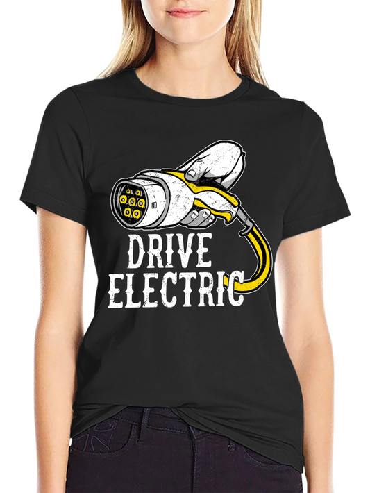 Drive Electric T-Shirt - EV Charger Graphic Tee