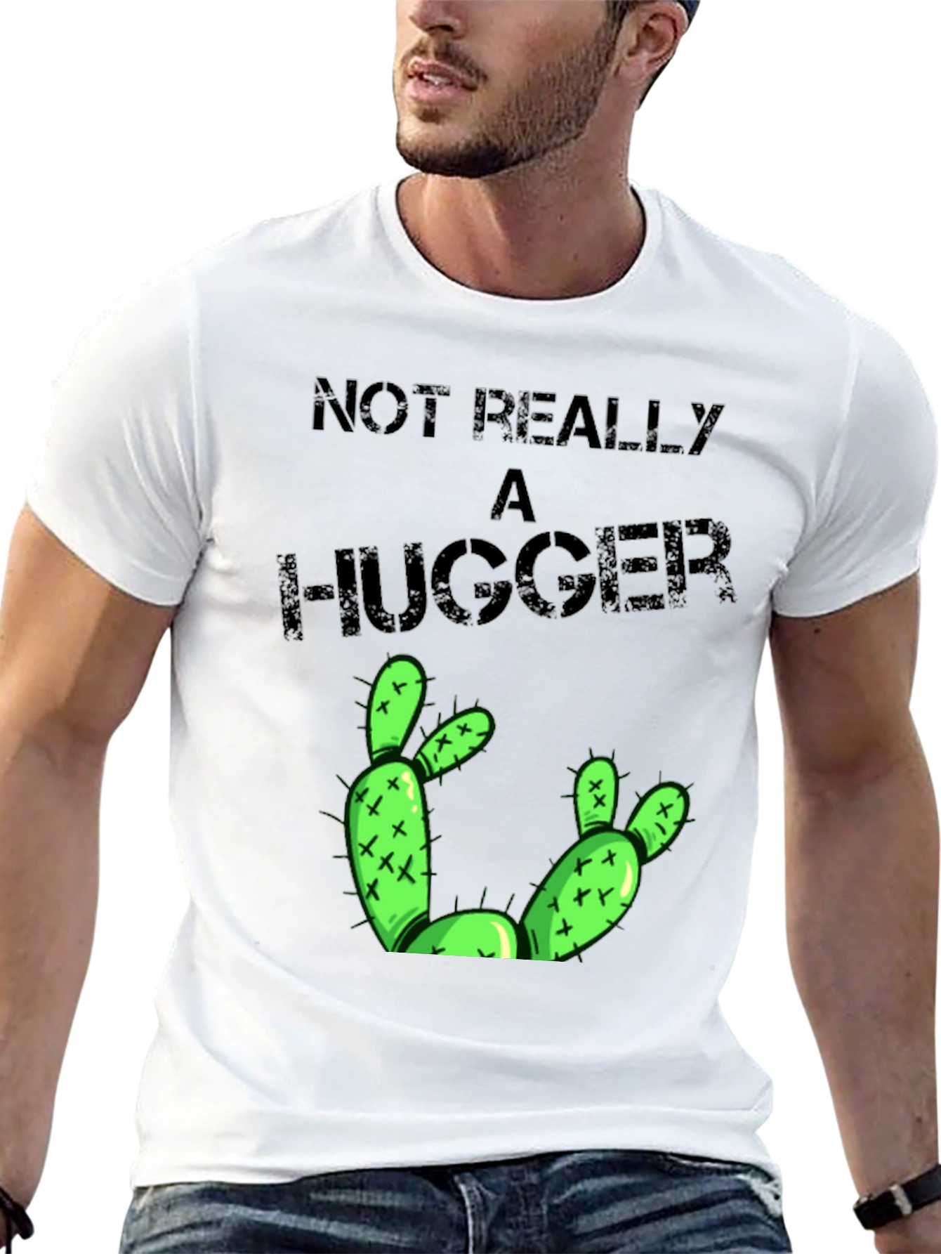Not Really A Hugger Cactus T-Shirt