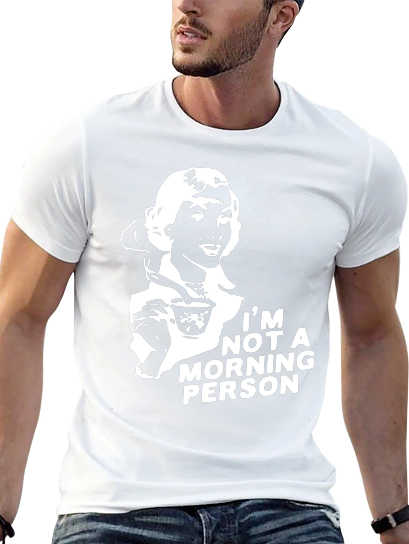 Funny Not a Morning Person Graphic T-Shirt