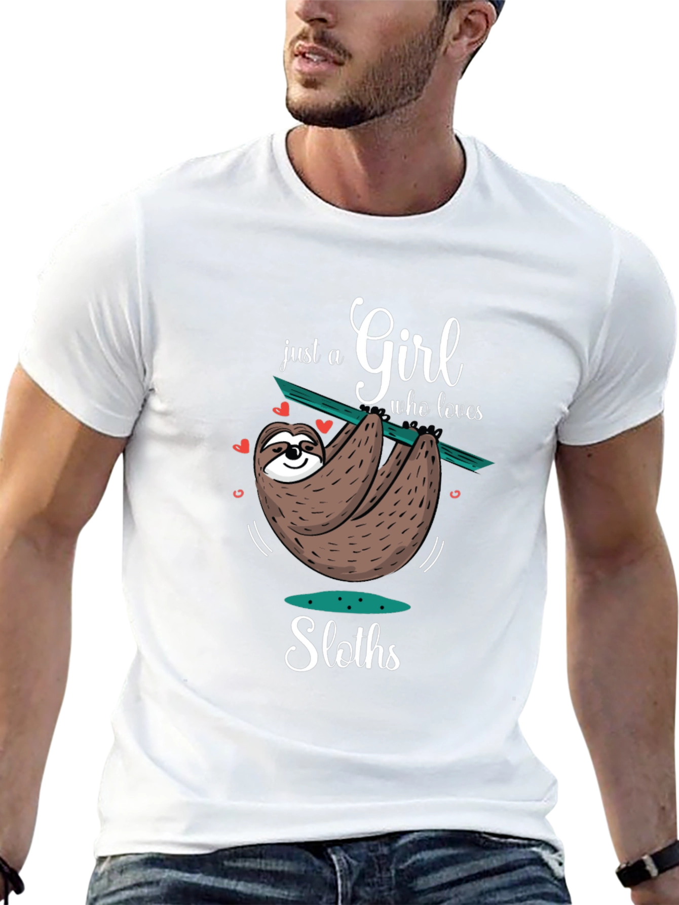 Girl Who Loves Sloths T-Shirt