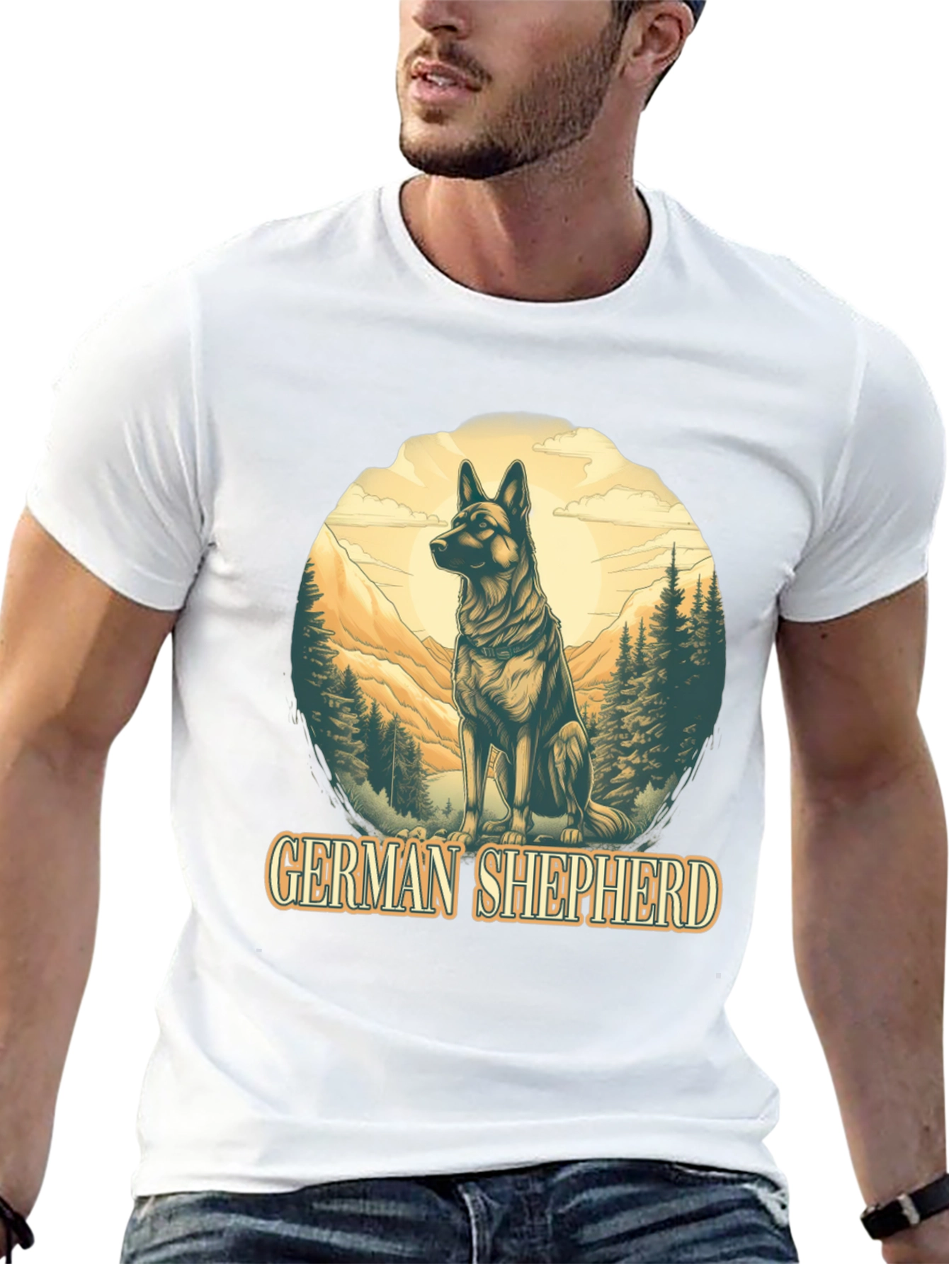 German Shepherd T-Shirt - Dog Lover Graphic Tee