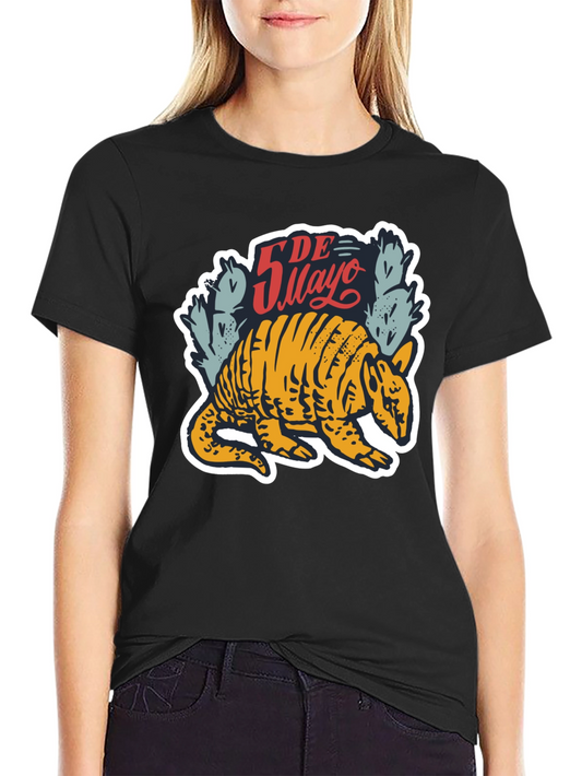 Cinco De Mayo Armadillo Graphic T-Shirt