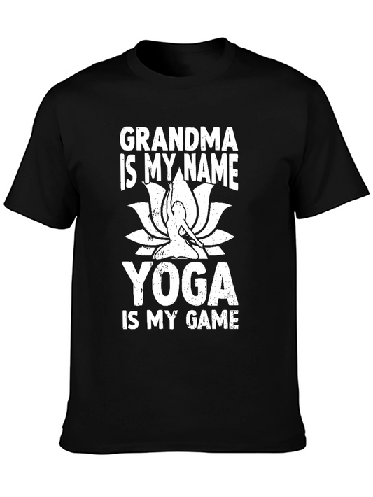 Grandma Yoga T-Shirt - Yoga Is My Game