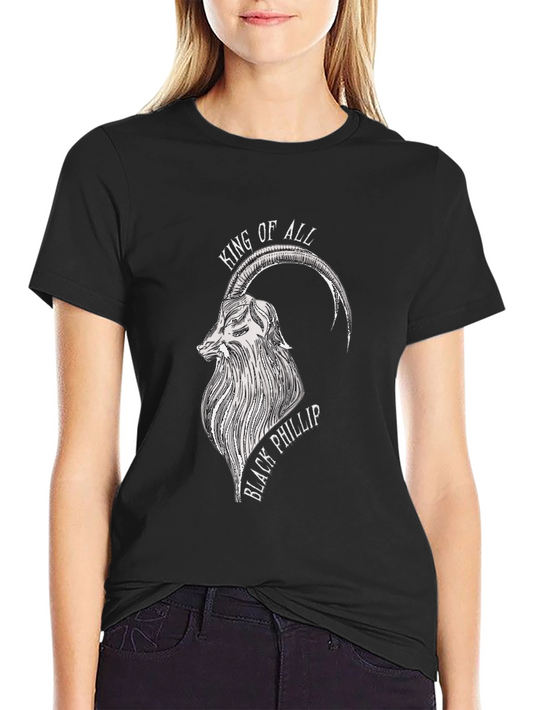 Black Phillip Goat Graphic Tee