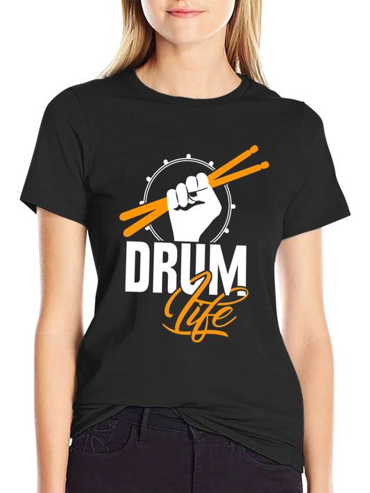 Drum Life Graphic T-Shirt - Music Lover Tee