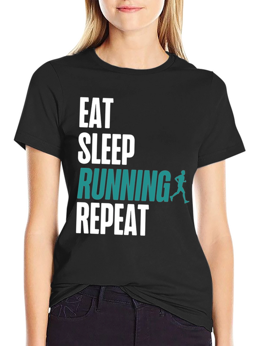 Eat Sleep Running Repeat T-Shirt