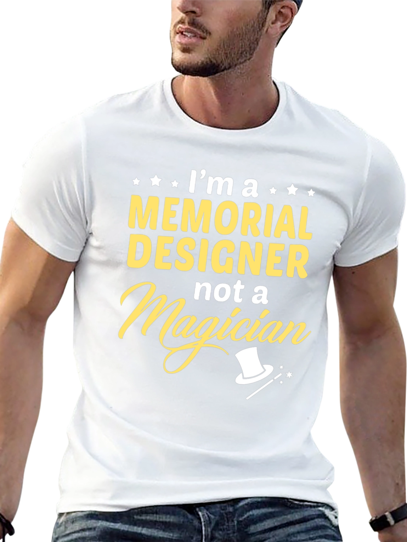 Memorial Designer T-Shirt - Not a Magician Tee