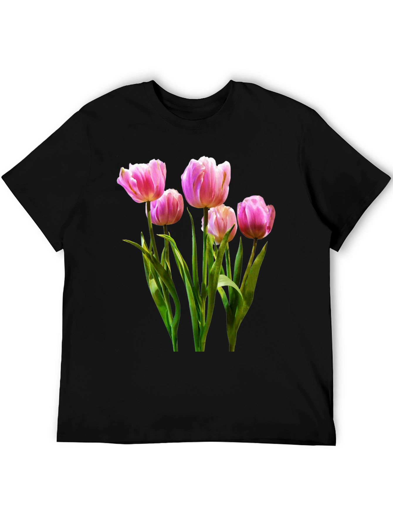 Floral Tulip Print T-Shirt