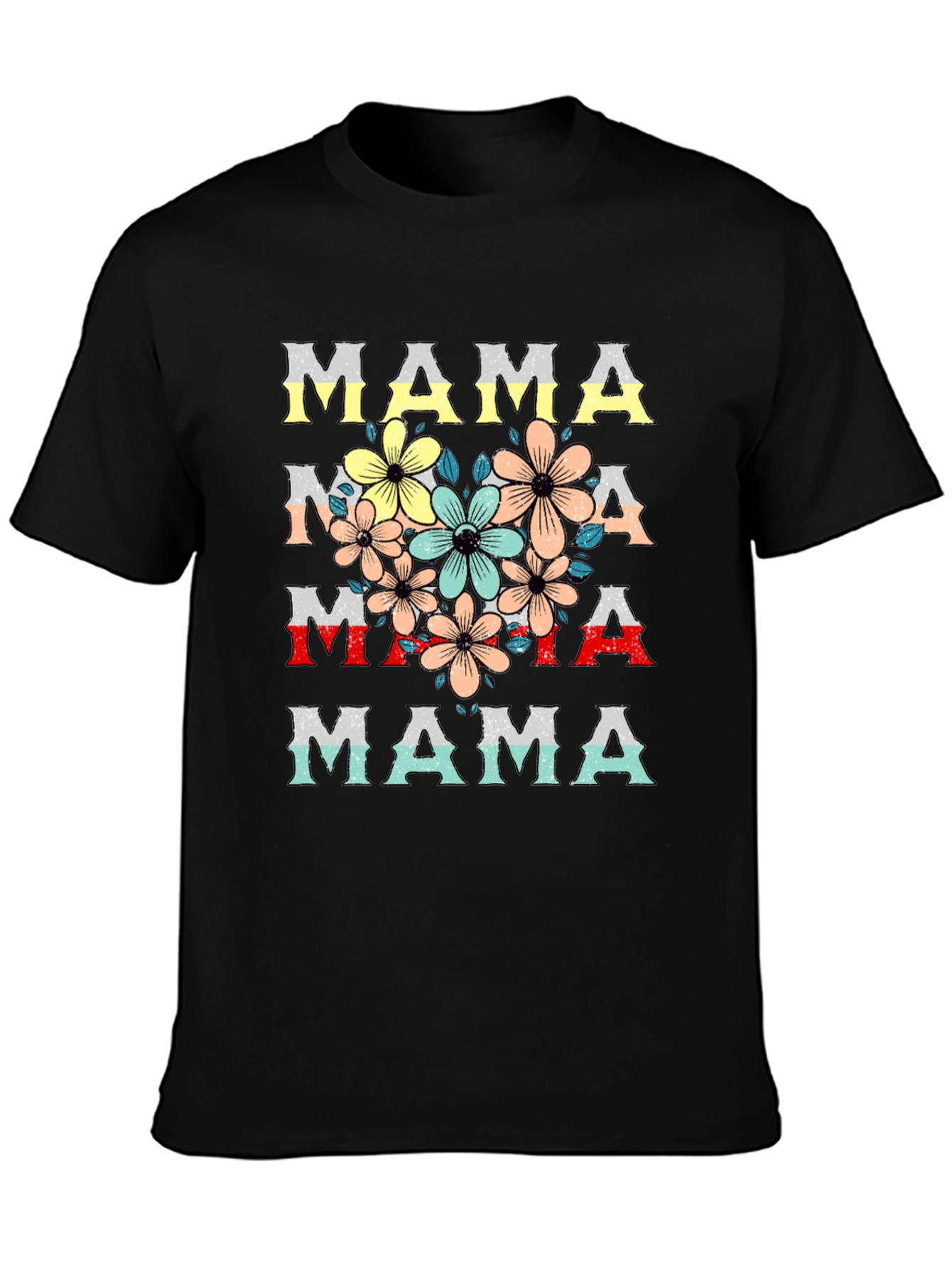 Floral Mama T-Shirt - Stylish Mothers Day Tee