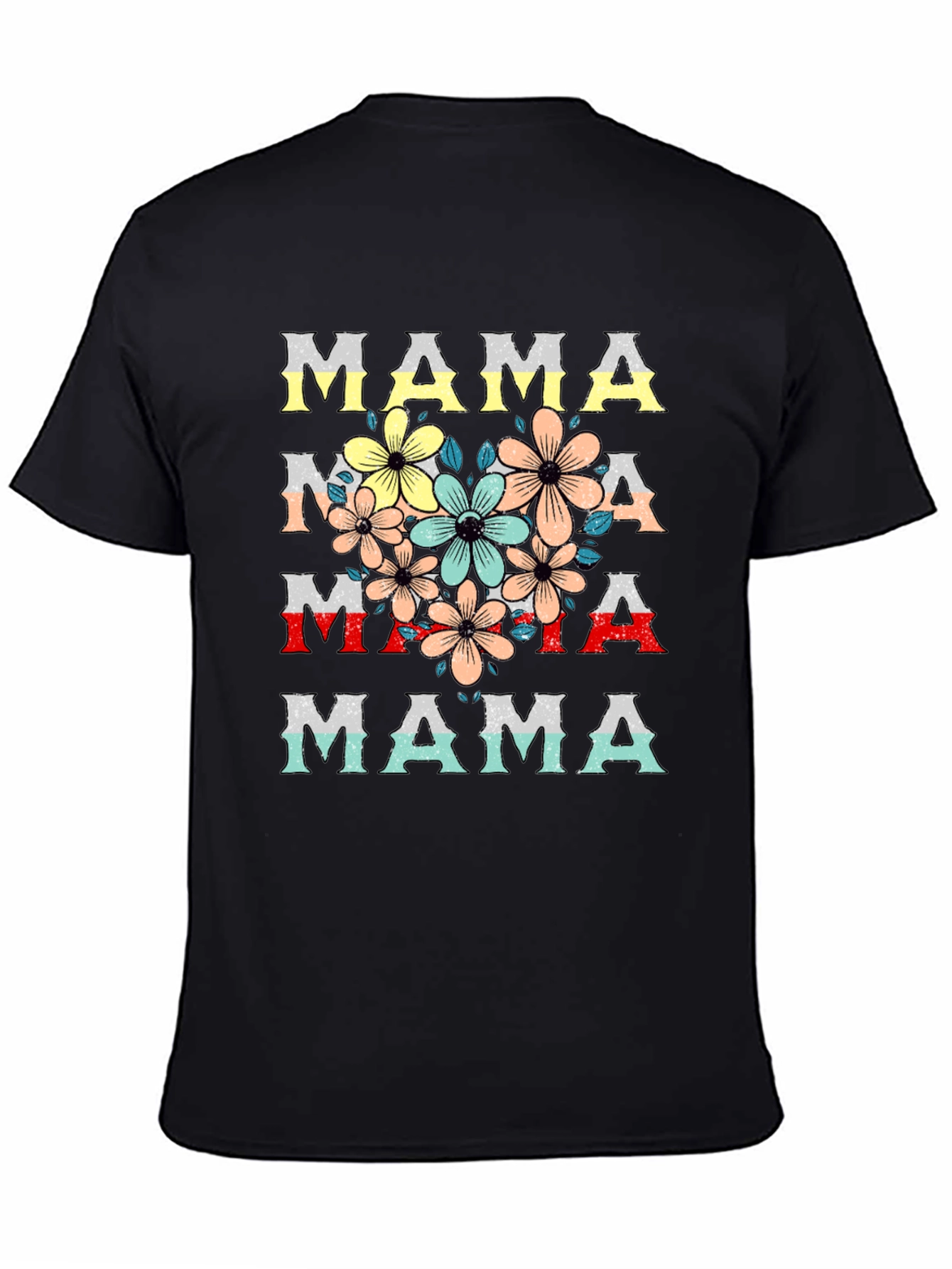 Floral Mama T-Shirt - Stylish Mothers Day Tee