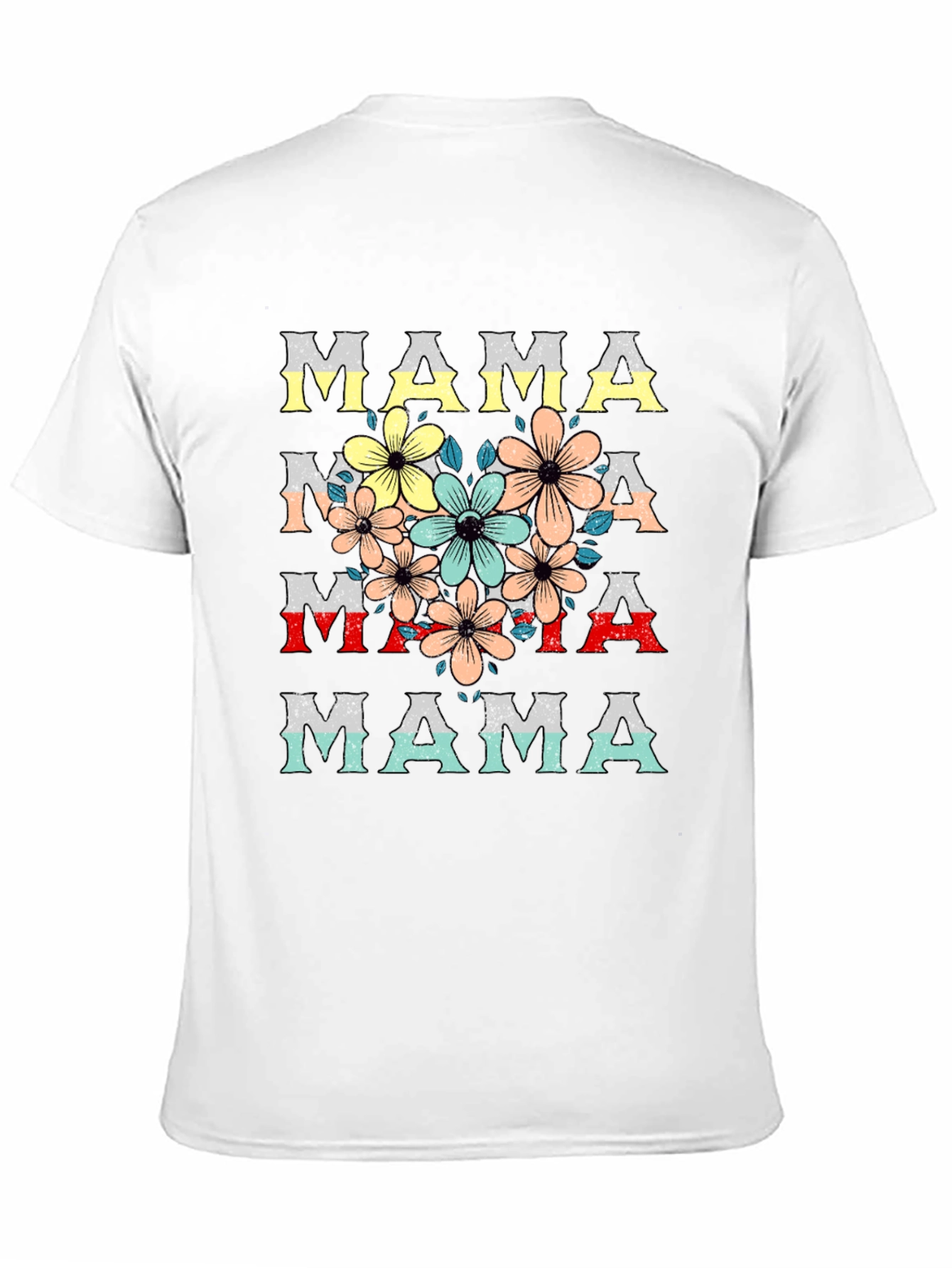 Floral Mama T-Shirt - Stylish Mothers Day Tee