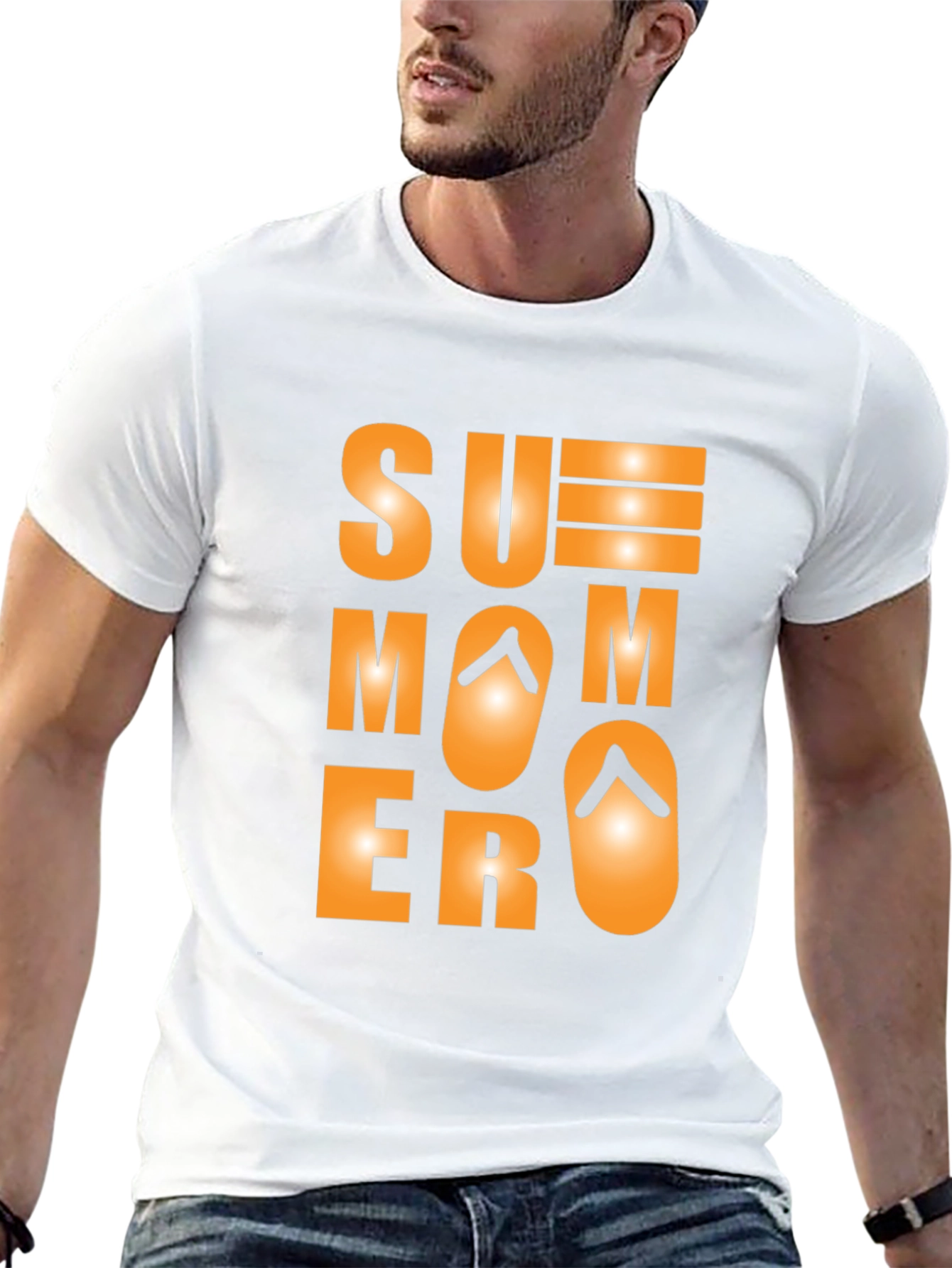Summer Mode Black T-Shirt