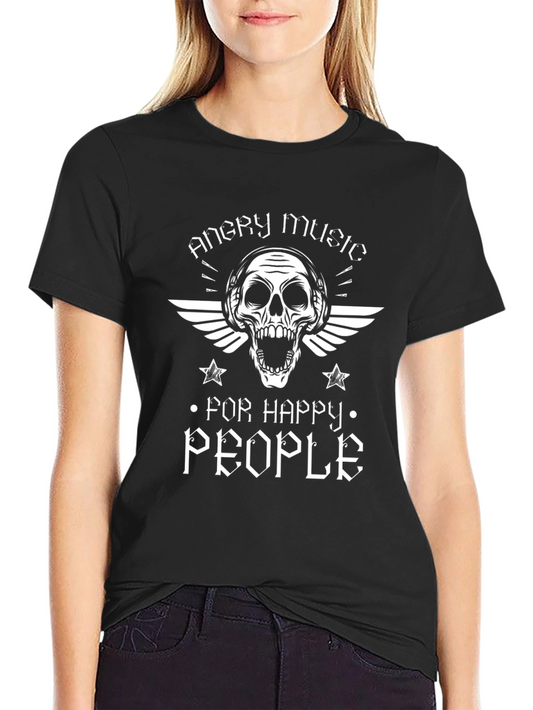 Angry Music for Happy People Graphic T-Shirt