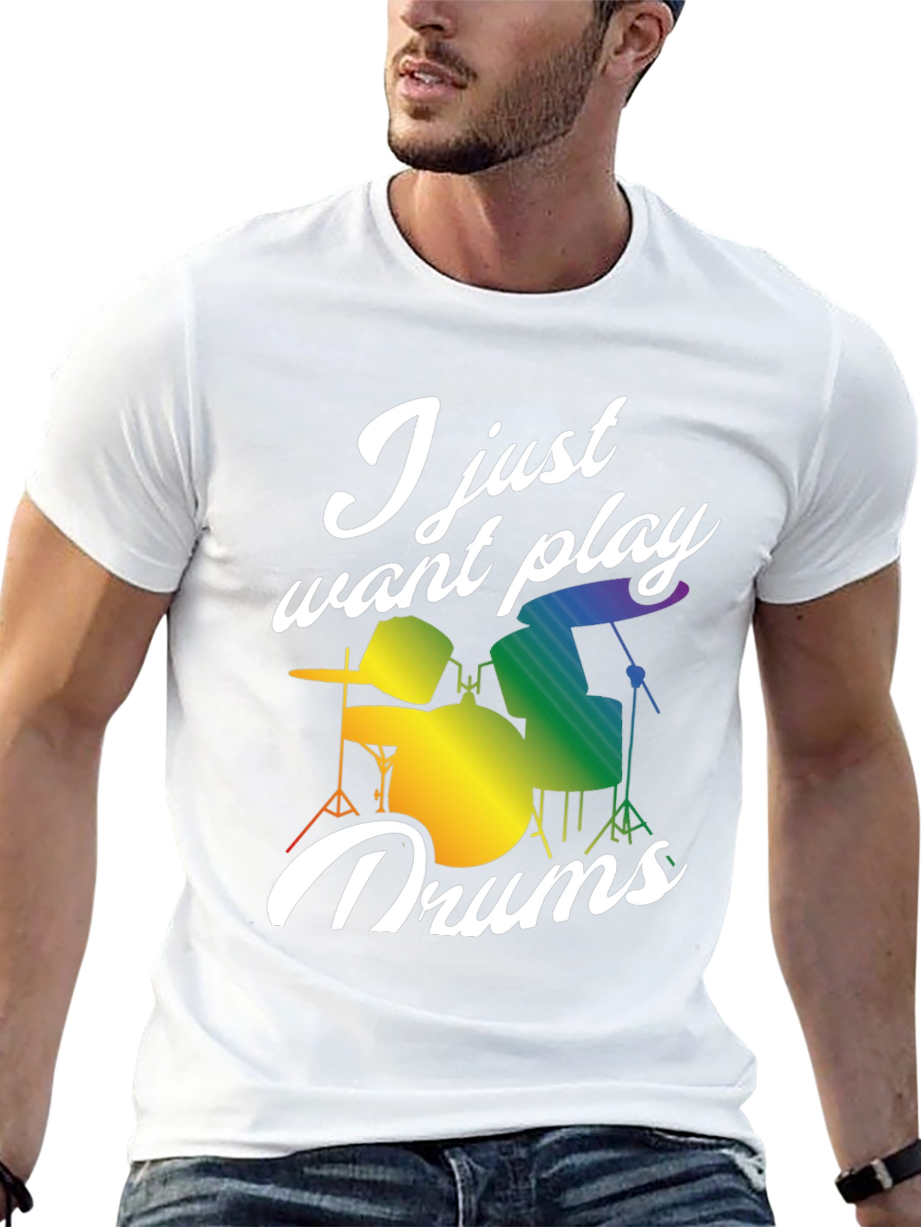 I Just Want to Play Drums T-Shirt