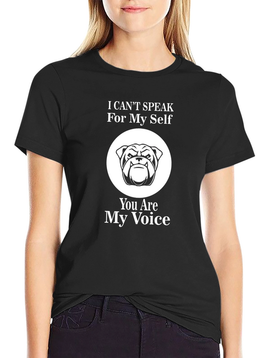 I Cant Speak For My Self Graphic T-Shirt
