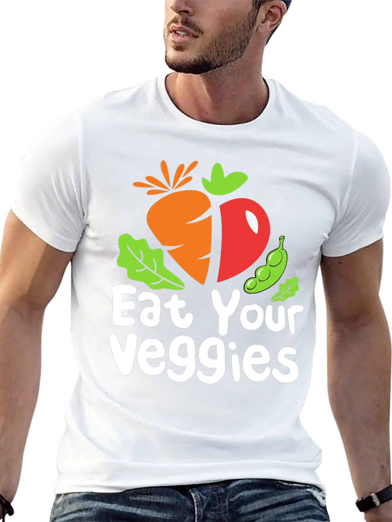 Eat Your Veggies T-Shirt - Vegan Healthy Food Tee