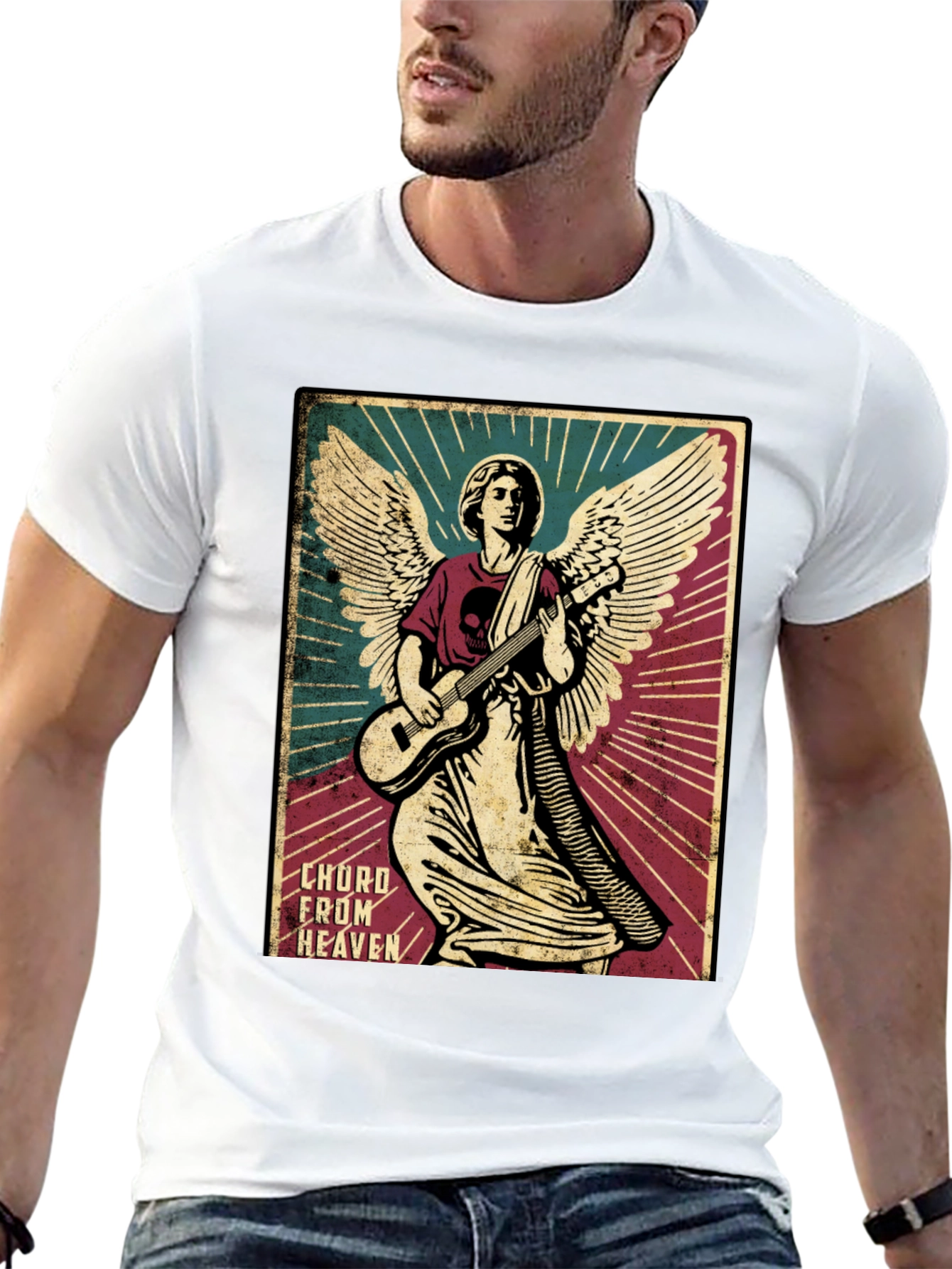 Angel Guitarist Graphic Tee