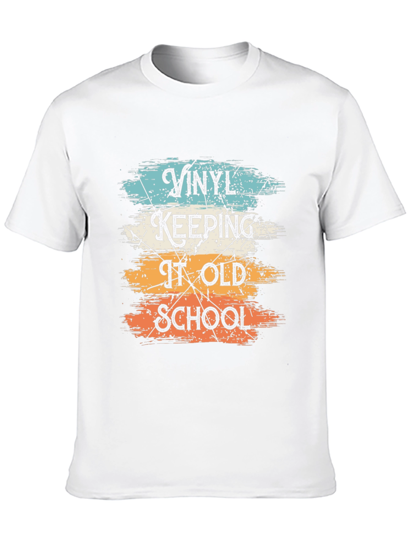 Vinyl Keeping It Old School Graphic T-Shirt