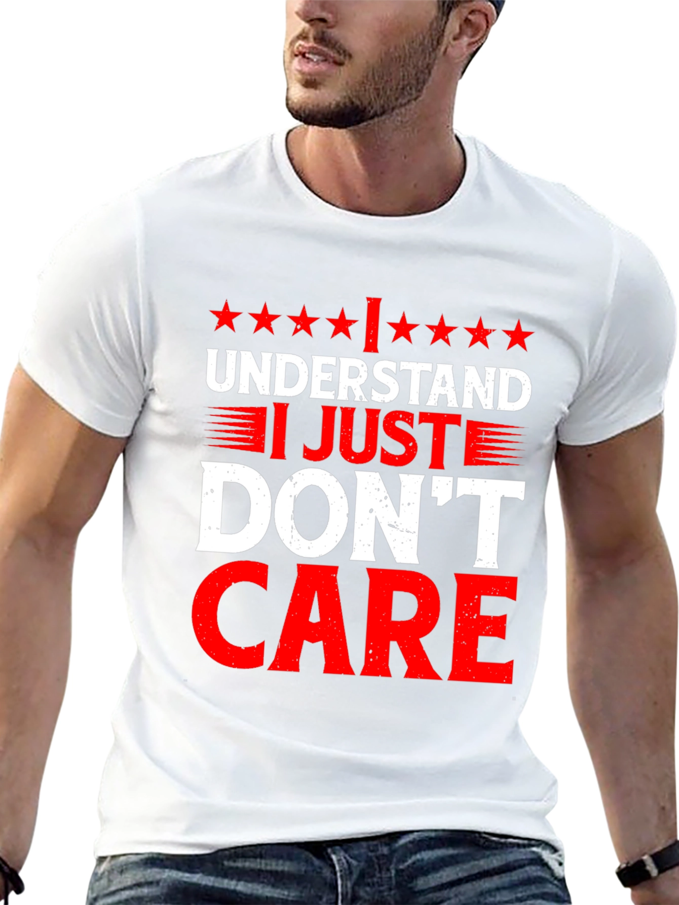 Funny I Understand I Just Dont Care Graphic T-Shirt