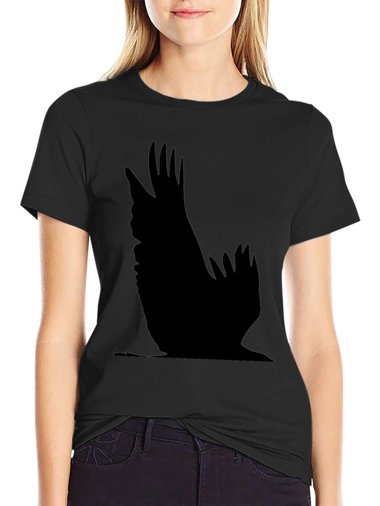 Raven Silhouette Black T-Shirt