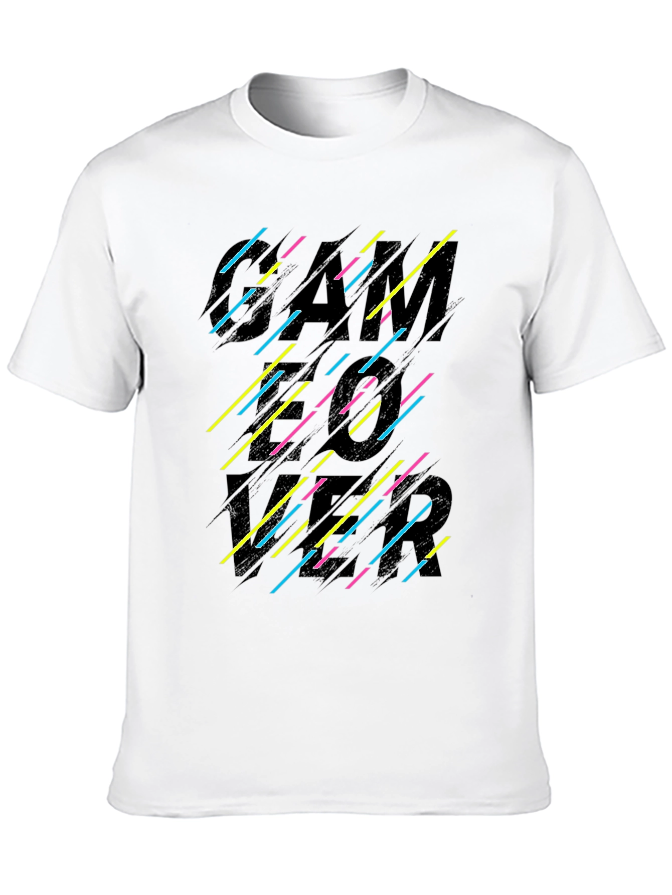 Retro Gamer Graphic Black T-Shirt