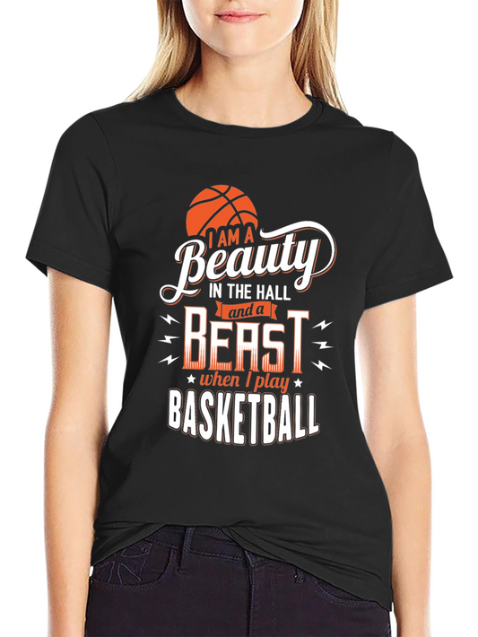 Beauty & Beast Basketball Graphic Tee
