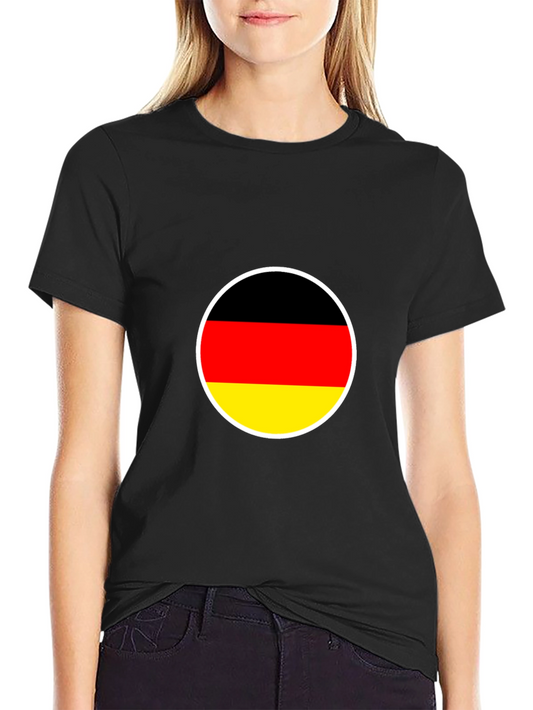 Germany Flag Graphic Black T-Shirt