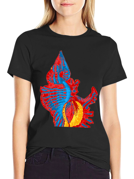 Abstract Creature Graphic Tee - Unique Design