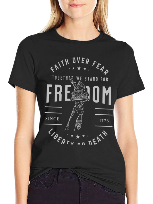 Faith Over Fear Freedom Graphic Tee