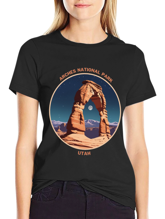 Arches National Park Graphic Tee - Utah Adventure Shirt