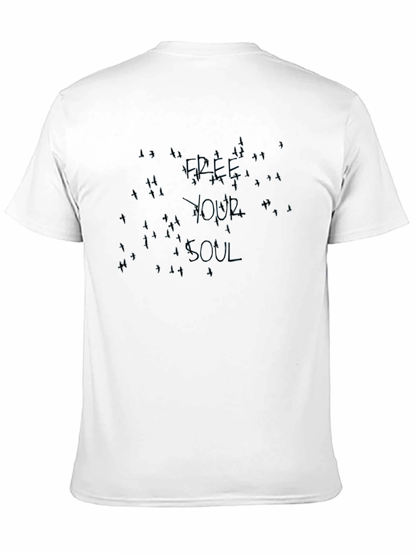 Free Your Soul Black Graphic Tee