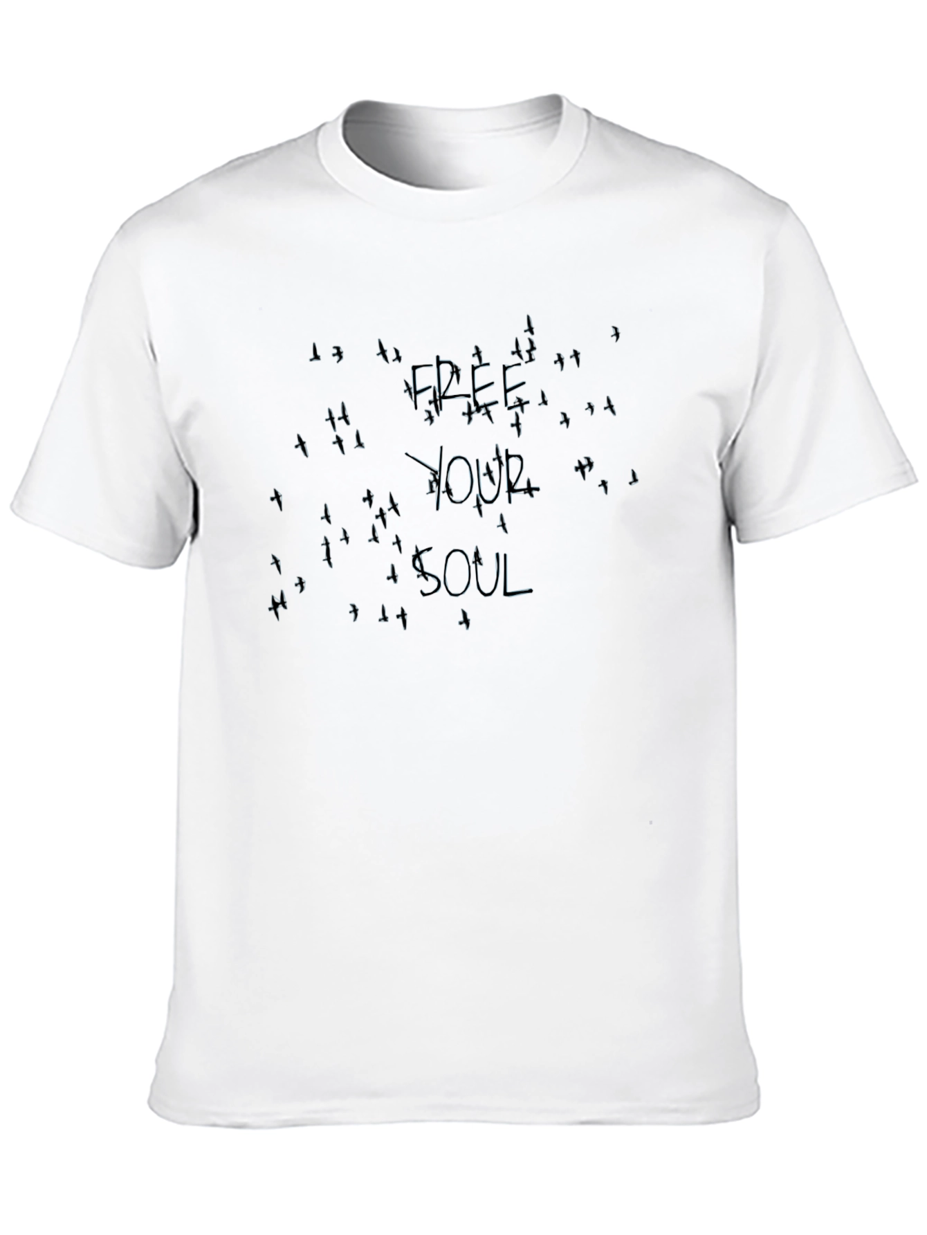 Free Your Soul Black Graphic Tee