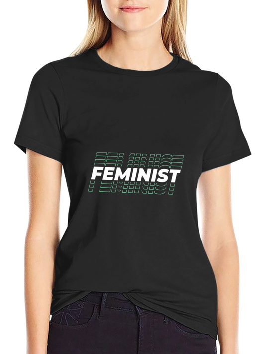 Feminist Statement Black T-Shirt