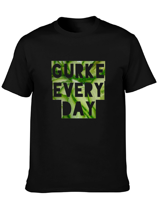 Gurke Every Day Black T-Shirt