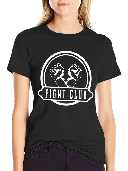 Fight Club Graphic Print T-Shirt - Black