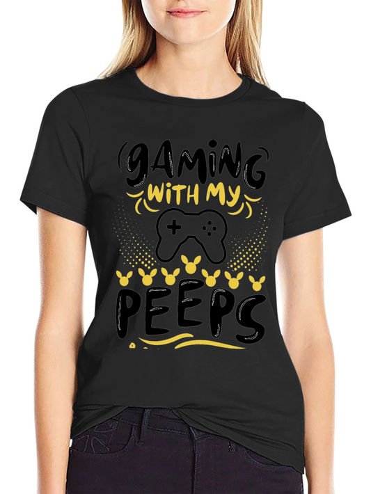 Gaming With My Peeps Graphic T-Shirt